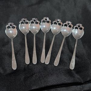 Set Of 7 Skull Spoons